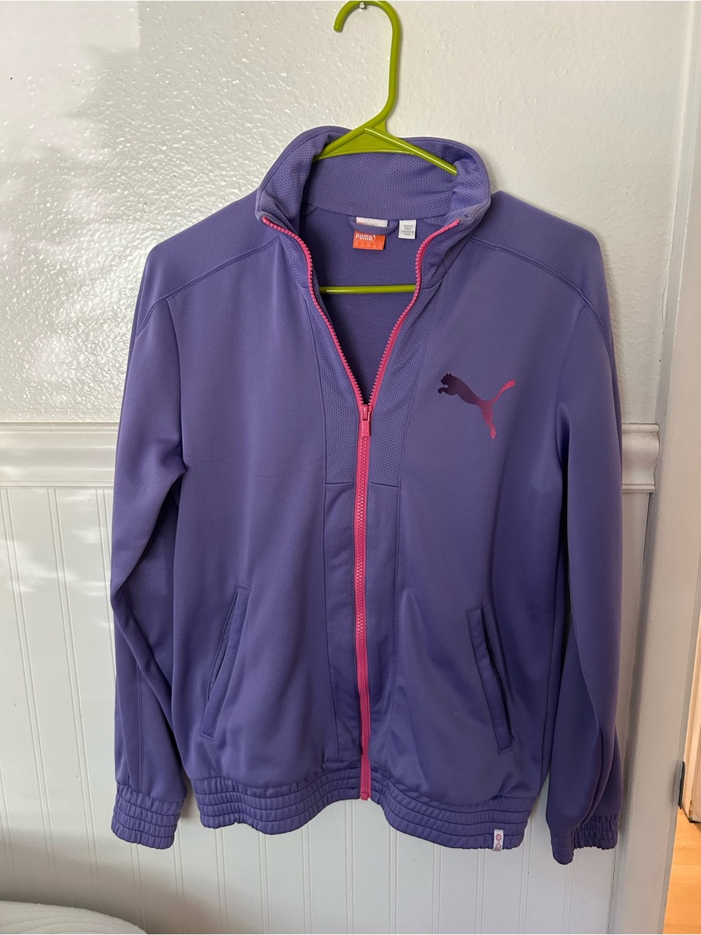 Vintage Puma soccer track jacket from early 2000’s Y2K